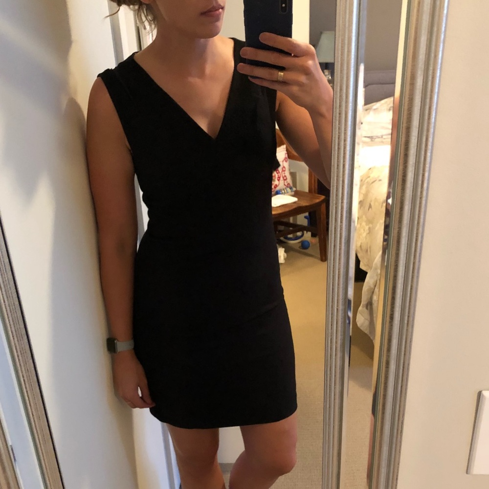 Tahari Black Cocktail Dress Sz 4
